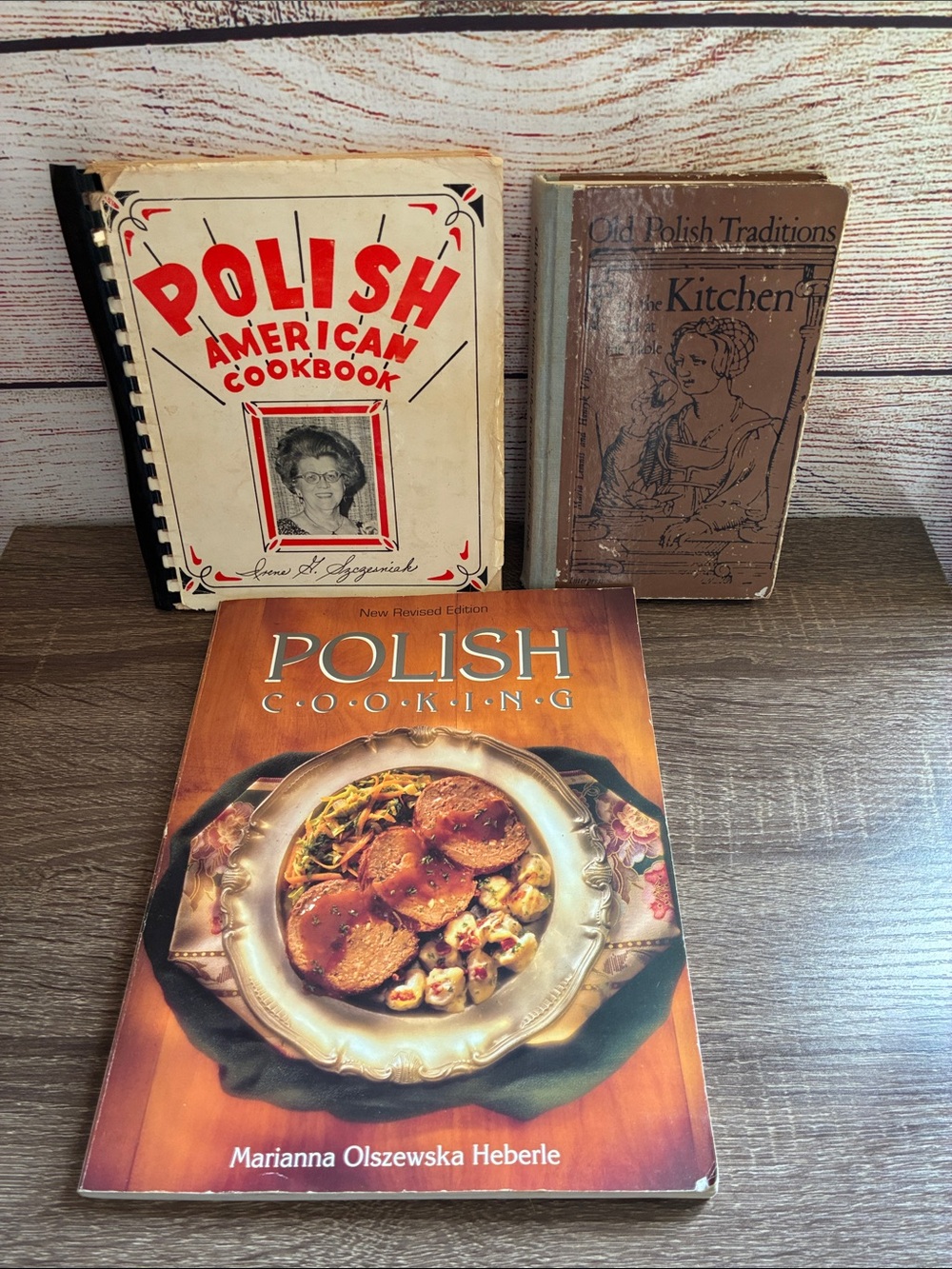 Bundle of 3 Vintage Polish Cooking Books